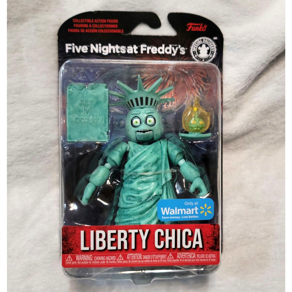Funko FNAF Five Nights at Freddy's LIBERTY CHICA Walmart Exclusive NIB